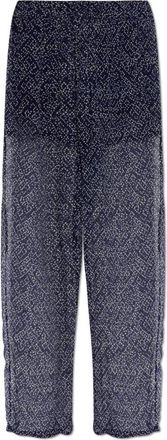 Isabel Marant Lydna Broeken - Dames - Wijde Broeken - Blauw - L - Broeken