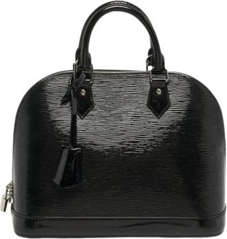 Louis Vuitton Pre-owned Leren Handtas - Dames - Vintage Handtas - Zwart - ONE Size - Leer - Vintage