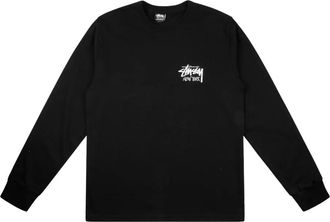 Stüssy New York Stock T-shirt met lange mouwen - Zwart