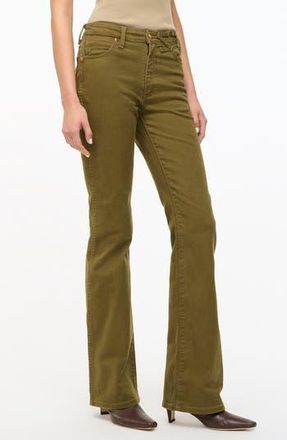 Staud + Wrangler The Must Flare Leg Jeans in Sergeant Green at Nordstrom Rack, Size 27