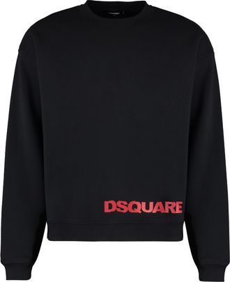 Dsquared2 Logo Detail Cotton Sweatshirt