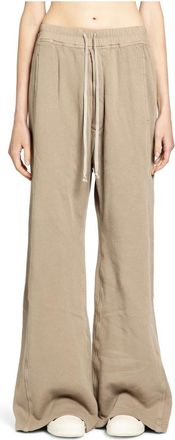 Rick Owens Broeken, Dames, Beige, M, Katoen, Pusher Pants