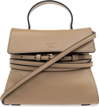Moschino small Tie Me shoulder bag - Neutrals