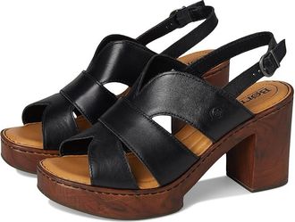 Born Nassau Womens Sandals Black : 11 M (B), Leather/Textile
