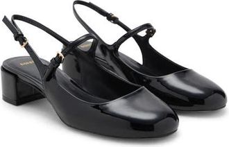 Mango Slingback Pump in Black at Nordstrom, Size 6.5Us