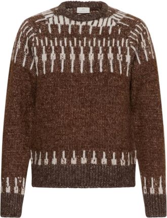 Kaffe Jersey de punto con cuello redondo - Knitwear - Mujer - Multicolor - 2XL