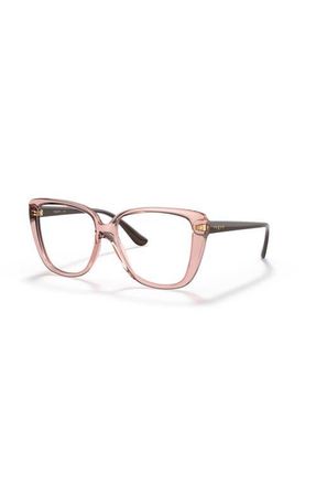 Vogue Eyewear 54mm Butterfly optical glasses in Pink at Nordstrom
