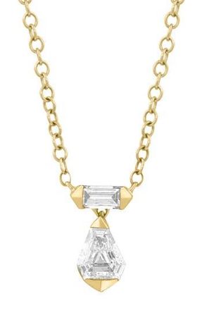 Effy Lab-Grown Diamond Pendant Necklace in Gold at Nordstrom Rack, Size 18