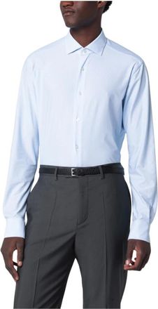 Xacus Active Shirt - Heren - Zakelijke Overhemden - Blauw - 4XL - Overhemden