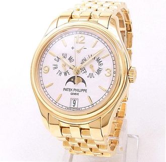 Patek Philippe Pre-owned Patek Philippe Complications Ivory Dial Mens Watch 5146/1J-001