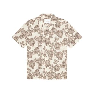 Les Deux Short Sleeve Shirts, male, Beige, Size: XL Short Sleeve Shirts