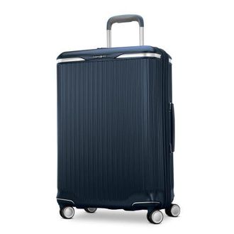 Samsonite Silhouette 18 Hardside Expandable 25 Checked Spinner in Deep Navy at Nordstrom