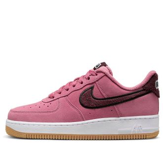 Nike (WMNS) Nike Air Force 1 Low 07 SE Desert Berry Gum Fleece DQ7583-600
