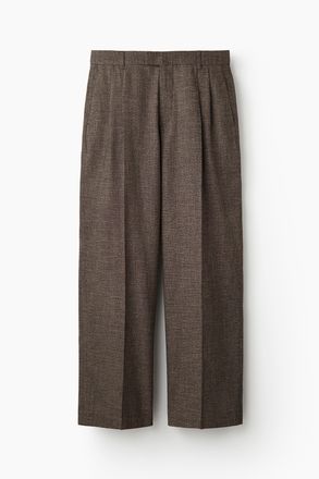 H&M Hose aus Wollmix mit B&uuml;gelfalten - Beige