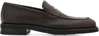 Ferragamo Stefano Loafer - Heren - Loafers - Bruin - 41 EU - Nylon - Schoenen