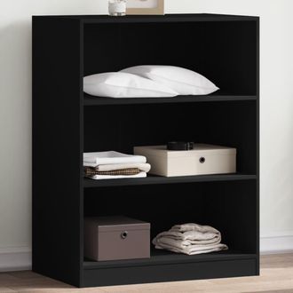 vidaXL Armario De Madera De Ingenier&iacute;a Negro 77x48x102 Cm Vidaxl Negro