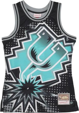 Mitchell & Ness NBA Basketbal Tanktop Zwart - Heren - Fitness - Veelkleurig - L - Polyester - Fitness