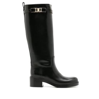 Ferragamo Gancini 55Mm Knee Boots