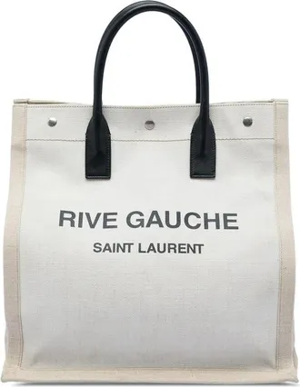 Saint Laurent Pre-owned Saint Laurent Mixed Fibers Rive Gauche North South Tote Ladies 07X8LVLI57Z3LMKN