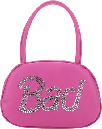 Amina Muaddi Super Amini Baddie Bag - Dames - Handtassen - Roze - ONE Size - Leer - Tassen