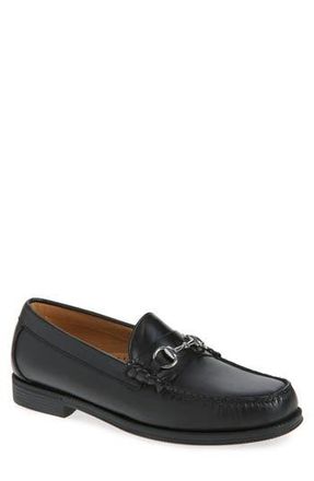 G.H. Bass & Co. Lincoln Bit Easy Weejun Penny Loafer in Black at Nordstrom Rack, Size 12