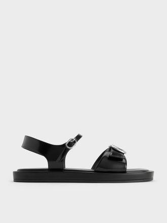 Charles & Keith Buckled Slingback Sandals