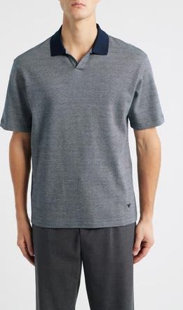 Emporio Armani Johnny Collar Polo in Navy at Nordstrom Rack, Size Xxx-Large