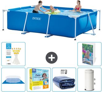 Intex Piscina Con Estructura Rectangular - 300x200x75 Cm - 7-piezas S71