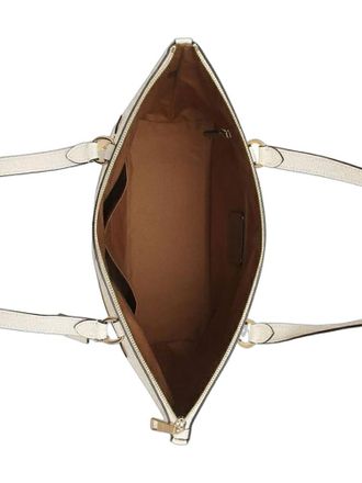 Coach Womens Tote Gold-Chalk Leather Tote-bags