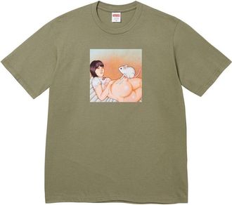 SUPREME Mouse T-Shirt Light Olive SS25T47-LIGHT-OLIVE
