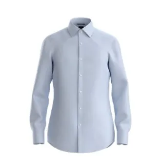 HUGO BOSS Hugo, Formal Shirts, male, Blue, Size: 2XL Boss Shirts