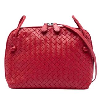 Bottega Veneta Pre-owned Cross Body Bags, female, Red, Size: ONE SIZE Pre-owned Nodini Crossbody Bag