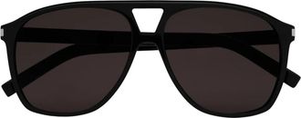 Saint Laurent Aviator Zonnebril - Heren - Zonnebrillen - Zwart - ONE Size - Nylon - Accessoires