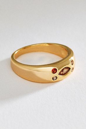 Anthropologie Crystal Eclipse Ring