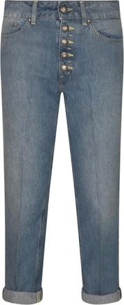 Dondup Stijlvolle Broeken voor Mannen - Dames - Slim Fit Jeans - Blauw - W27 - Jeans
