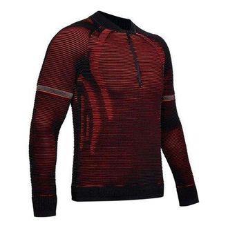 Under Armour Mens Under Armour IntelliKnit 2.0 Stripe Running Long Sleeves Black 1350090-001