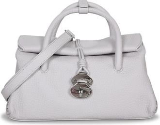 Zanellato Dotta Centauro S Bag - Dames - Handtassen - Grijs - ONE Size - Leer - Tassen