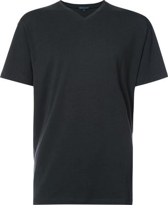 PYA v-neck T-shirt - men - Spandex/Elastane/Cotton - S - Black