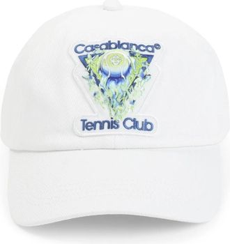 Casablanca Art of the Serve Cap - Heren - Petten - Wit - ONE Size - Katoen - Accessoires