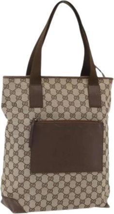 Gucci Pre-owned Vintage Tote Bag - Dames - Vintage Shopper - Beige - ONE Size - Vintage