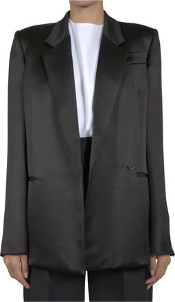 Khaite Willow Jacket - Dames - Jassen - Zwart - Maat: XS Zijde