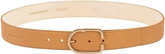 Longchamp Le Foulonn&eacute; riem - Dames - Accessoires - Oranje - Maat: ONE Size Leer