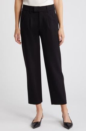 Wit & Wisdom AbSolution Skyrise Pleated Ankle Straight Leg Pants in Black at Nordstrom Rack, Size 12