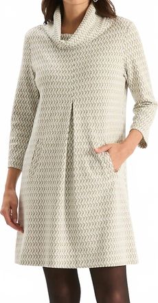 Tyler B&ouml;e Kim Knit Chris Hitch Dress In Ivory And Gold