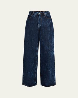 【GANNI】ミッドブルー アンディ ジーンズ Mid Blue Vintage Mid Blue Andi Jeans | GANNI US