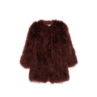 Yves Salomon Feather-embellished Jacket