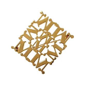 Max Mara Accessoires, Dames, Geel, ONE Size, Broches