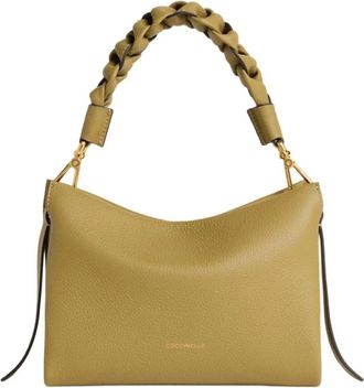 Coccinelle Boheme Small - Dames - Schoudertassen - Groen - ONE Size - Leer - Tassen