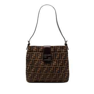 Fendi Tweedee Zucca Canvas Schoudertas