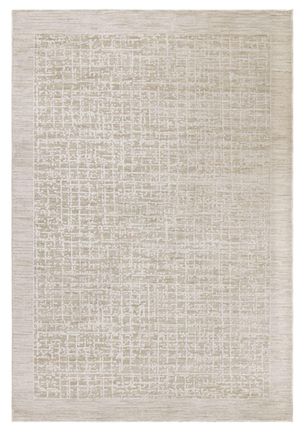 Novatrend Alfombra tejida plana moderna beige 160x240 cm
